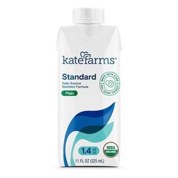 Kate Farms Standard 1.4 Oral Supplement Plain Flavor Liquid 11 oz. Carton (1170424_CS)