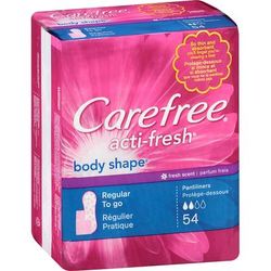 Carefree actifresh Panty Liner Regular Absorbency (954282_PK)