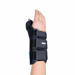 Ossur Formfit Thumb Spica Medium D-Ring / Hook and Loop Strap Closure Right Hand Black (341421_EA)