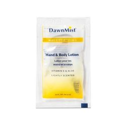 DawnMist Hand and Body Moisturizer 0.35 oz. Individual Packet Scented Lotion (713461_BX)