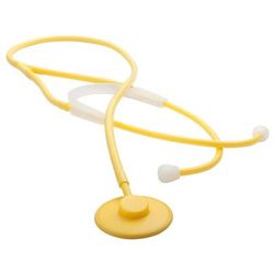 Proscope 665 Disposable Stethoscope Yellow 1-Tube 21 Inch Tube Single Sided Chestpiece (1167665_CS)