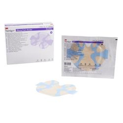 3M Tegaderm Foam Dressing 6 X 6-3/4 Inch With Border Film Backing Silicone Adhesive Sacral Sterile (1078888_EA)