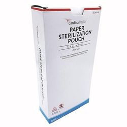 Cardinal Health Sterilization Pouch Ethylene Oxide (EO) Gas / Steam 5-1/4 X 10 Inch Transparent / White Self Seal Paper / Film (341917_PK)