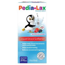 Pedia-Lax Stool Softener Fruit Punch Flavor Liquid 4 oz. 50 mg / 15 mL Strength Docusate Sodium (738525_EA)