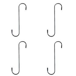 Suspension Disc Service Brake Tool, S Shaped Caliper Hanger Hook For Automotive Repair 4pcs black