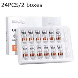 Peptide Facial Serum Set With Yeast Extract And Freeze Dried Essence For Anti Aging And Pore Care 24 Pcs