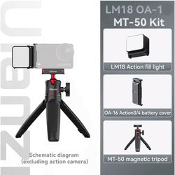 Ulanzi LM18 Waterproof LED Video Light For Action Cameras And Underwater Filming lm18 Oa 16 Mt 50 Kit