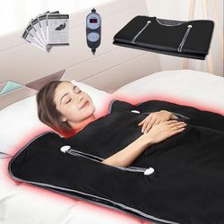 VEVOR Sauna Blanket For Detoxification Portable Far Infrared Sauna For Home Relaxation With Adjustable Temperature VEVOR Sauna Blanket For Detoxification Portable Far Infrared Sauna For Home Relaxation With Adjustable Temperature