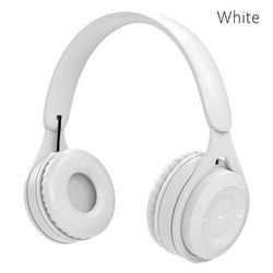 Wireless Bluetooth Headphone, Stereo Headband Gaming Headset With Mic, Cute Gift For Gamer Girl Mobile Tablet white