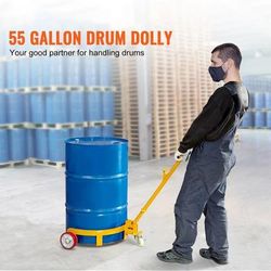 Heavy Duty 55 Gallon Drum Dolly Cart 1200 Lbs Capacity Barrel Dolly With Wheels For Easy Transport Heavy Duty 55 Gallon Drum Dolly Cart 1200 Lbs Capacity Barrel Dolly With Wheels For Easy Transport