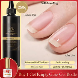 BORN PRETTY 10 In 1 Glue Gel Nail Polish With Rubber Base And Super Bright Top Coat 10 In 1 Nailgel Tg01