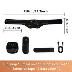 Electric EMS Butt Muscle Trainer For Fitness And Toning orange