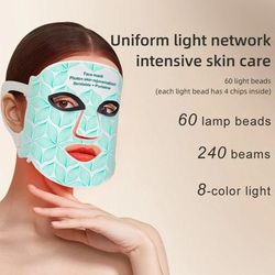 LED Face Mask And Neck, Rechargeable Red Light Therapy Mask Skin Care Device For Anti Aging & Wrinkle Reduction LED Face Mask And Neck, Rechargeable Red Light Therapy Mask Skin Care Device For Anti Aging & Wrinkle Reduction