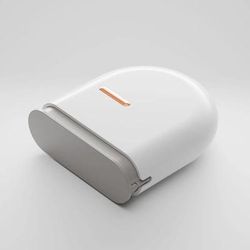 Portable Invisible Braces Storage Box, Compact Retainer Case For Aligners And Mouth Guards white