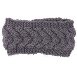 Knitted Ear Warmer Headwrap Stylish Thermal Winter Accessory & Perfect Gift Dark Gray