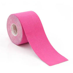 Kinesiology Tape For Face V Line, Neck & Eyes Lifting Wrinkle Remover Sticker Facial Skin Care Elastic Bandage pink