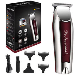 Professional Cordless Hair Clipper For Men, Rechargeable Beard Trimmer, Grooming Hair Cutting Machine With Sharp Edge with Box