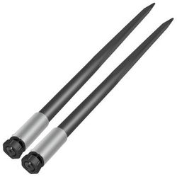 Hay Spear Spears, High Lbs Capacity Bale Hay Spike Forks With Hex Nut & Sleeve, Quick Attach Square Bale Forks Hay Spear Spears, High Lbs Capacity Bale Hay Spike Forks With Hex Nut & Sleeve, Quick Attach Square Bale Forks