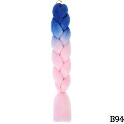Jumbo Braid Hair Extensions, Ombre Kanekalon Synthetic Yaki Braids For Women, DIY Braiding Hair In Multiple Colors zitong b21 24inches