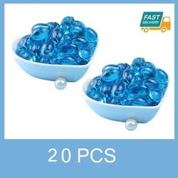 Keratin Oil Hair Vitamin Capsule, Fast Restore Deep Moisturizer For Soft, Smooth, Shiny Hair, Frizzy & Dry Scalp Care 20 Pcs