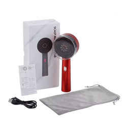 ScalpRevive 3 Mode Electric Massage Comb With Red Light And Essence Applicator red
