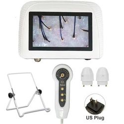 Advanced 5 Inch Skin And Scalp Analyzer Dual Lens Diagnostic Tool us Plug