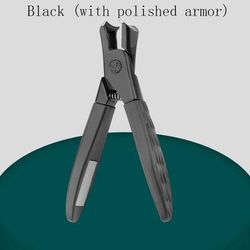 Anti Splash Nail Clippers, Special Single Heavy Duty Nail Trimmer For Thick Hard Large Household Nails black 01