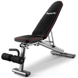 Adjustable Strength Training Bench, Full Body Workout Bench With Backrest & Seat Positions, Heavy Duty Weight Bench Adjustable Strength Training Bench, Full Body Workout Bench With Backrest & Seat Positions, Heavy Duty Weight Bench