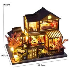 DIY Wooden Mini Dollhouse Kit 3D Puzzle Toy With Furniture For Adults & Kids Room Decor tc14 No Cover