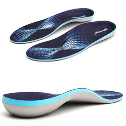Orthopedic Arch Support Insoles For Plantar Fasciitis Relief & Flat Feet Comfort 13 14 blue