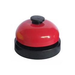 Multifunctional Hand Press Bell, Great For Noting Meals, Getting Attention & More red