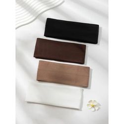 Women Solid Color Elastic Hair Bands, Fashion Yoga Headbands For Running, Sports, Makeup & Face Washing mixed Color 5