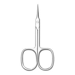 Premium Stainless Steel Cuticle Scissors With Curved Tip Thin Blade, Nail Clippers & Dead Skin Trimmer For Manicure silver