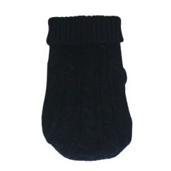 Dog Winter Clothes Knitted Pet Sweater For Small & Medium Dogs, Chihuahua & Yorkshire Puppy black s (6) 1 2kg