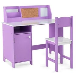 Multifunctional Kids Table And Chair Set With Bookshelf And Cabinet, Ergonomic Study Table For Childrens Bedroom Multifunctional Kids Table And Chair Set With Bookshelf And Cabinet, Ergonomic Study Table For Childrens Bedroom