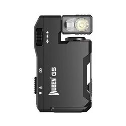 Mini Rotating Head Flashlight With Magnetic Tail 400 Lumens Waterproof EDC Pocket Torch black