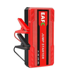 PowerStart 600A Portable Jump Starter Power Bank red