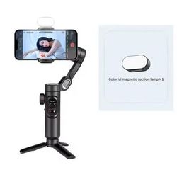 3 Axis Smartphone Gimbal Stabilizer With Face Tracking And Fill Light with Light