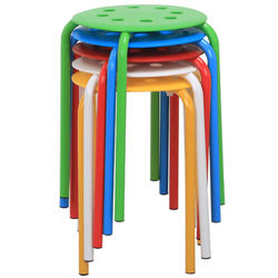 Plastic Stool Kids Children Stacking Stools For Classroom, Round Seat, Stackable Colorful Multipurpose Bar & Kitchen Plastic Stool Kids Children Stacking Stools For Classroom, Round Seat, Stackable Colorful Multipurpose Bar & Kitchen