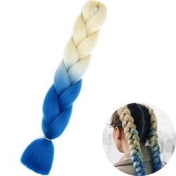 Jumbo Braid Hair Extensions, Ombre Kanekalon Synthetic Yaki Braids For Women, DIY Braiding Hair In Multiple Colors zitong b49 24inches