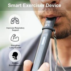 Elite Smart Breathing Trainer With Breath Monitor App, Compact Pocket Breathing Exercise Device With Breath Monitor App Elite Smart Breathing Trainer With Breath Monitor App, Compact Pocket Breathing Exercise Device With Breath Monitor App