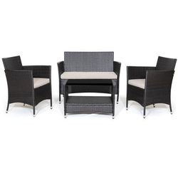 Outdoor Patio Conversation Set With Cushions And Tempered Glass Table, Weather Resistant Rattan Seating Outdoor Patio Conversation Set With Cushions And Tempered Glass Table, Weather Resistant Rattan Seating