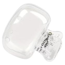 Travel Toothbrush Head Covers, Protective Snap On Clip For Hygiene & Portability transparent