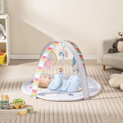 Multipurpose Baby Play Gym Mat 7 in 1 Tummy Time Activity Mat With 5 Detachable Toys For Early Development Multipurpose Baby Play Gym Mat 7 in 1 Tummy Time Activity Mat With 5 Detachable Toys For Early Development