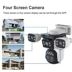 20MP Outdoor WiFi Security Camera With 10X Zoom And Auto Human Tracking au Plug with 256gb Sd Card