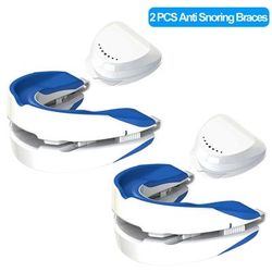 Adjustable Anti Snoring Mouthpiece Night Guard For Bruxism And Jaw Relief 2 Pcs Braces