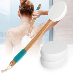 17.5in Long Lotion Applicator For Back Wooden Handle Bath Brush For Applying Body Creams, Tanners & Sunscreens 17.5in Long Lotion Applicator For Back Wooden Handle Bath Brush For Applying Body Creams, Tanners & Sunscreens