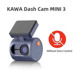 2K Smart Dash Cam With WiFi, Night Vision, And App Monitoring no Voice Control none blue