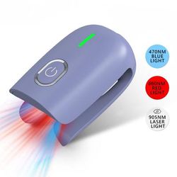 Nail Fungus Laser Device Super Pulsed Invisible Light Smart Remove And Repair Fungal Nail, Portable, Rechargeable blue