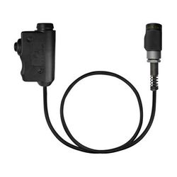 Earmor Tactical PTT for MIL PRC Radio Applications Tactical Black M51-MIL